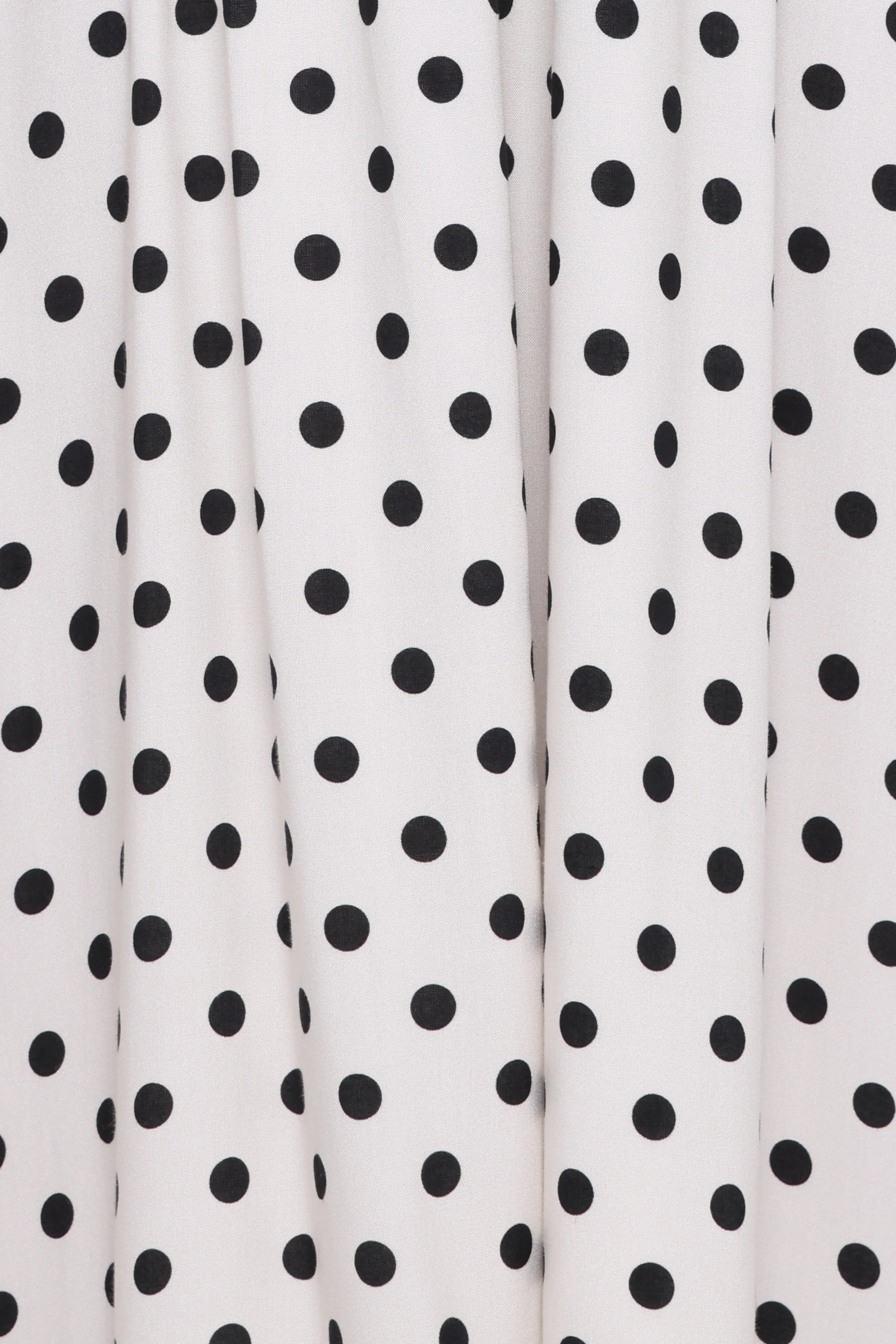 Gemini Halterneck Maxi Dress White Polka Dot
