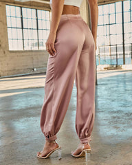 Forward Feeling Satin Joggers
