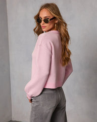 Martini Glass Graphic Knit Sweater