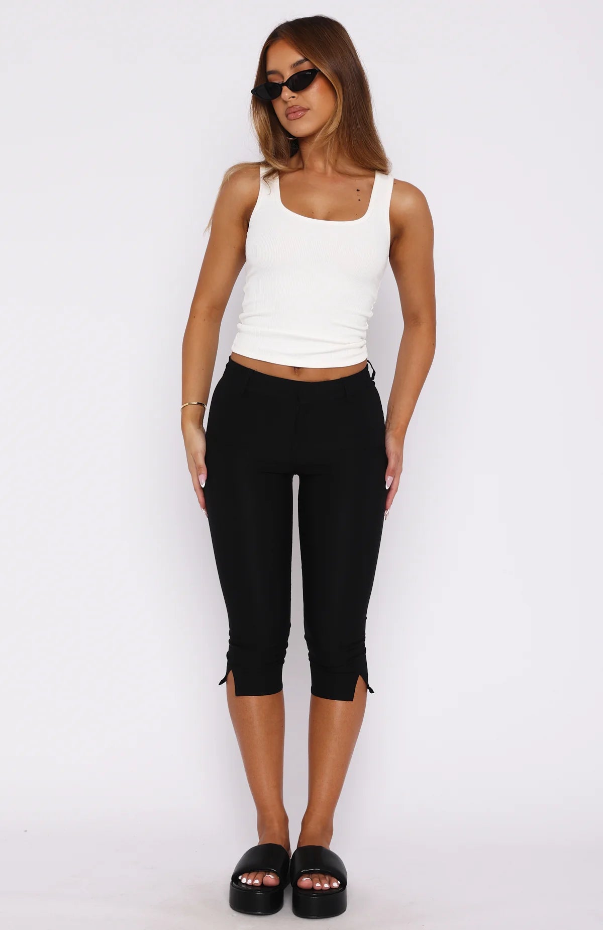 Day For It Capri Pants Black