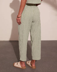 Dockside Days Striped Wide Leg Pants