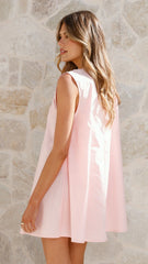 Vanessa Oversized Mini Dress Pink