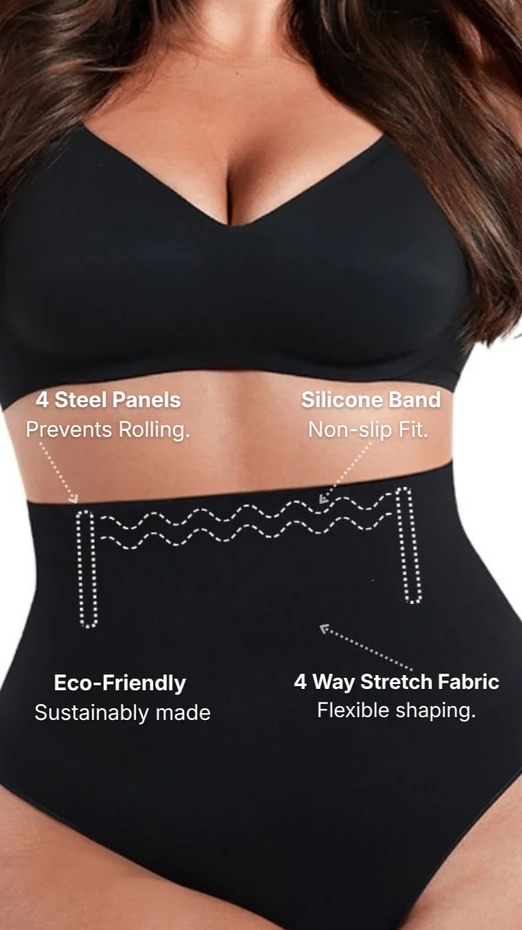 BZEZ Mid Fit Control Thong Bare