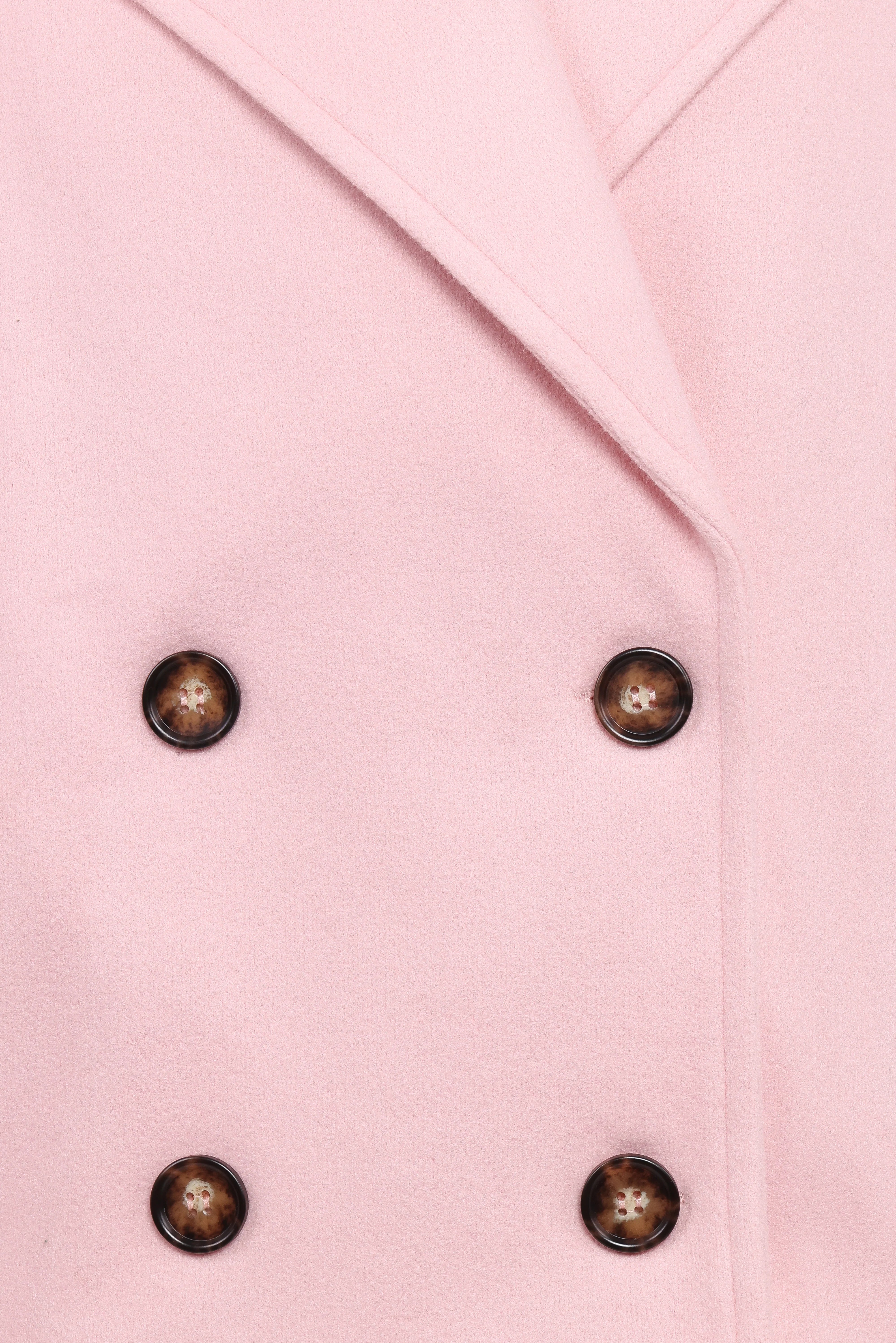 Lindy Cropped Coat Baby Pink