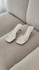 Tilo Heel White Shine