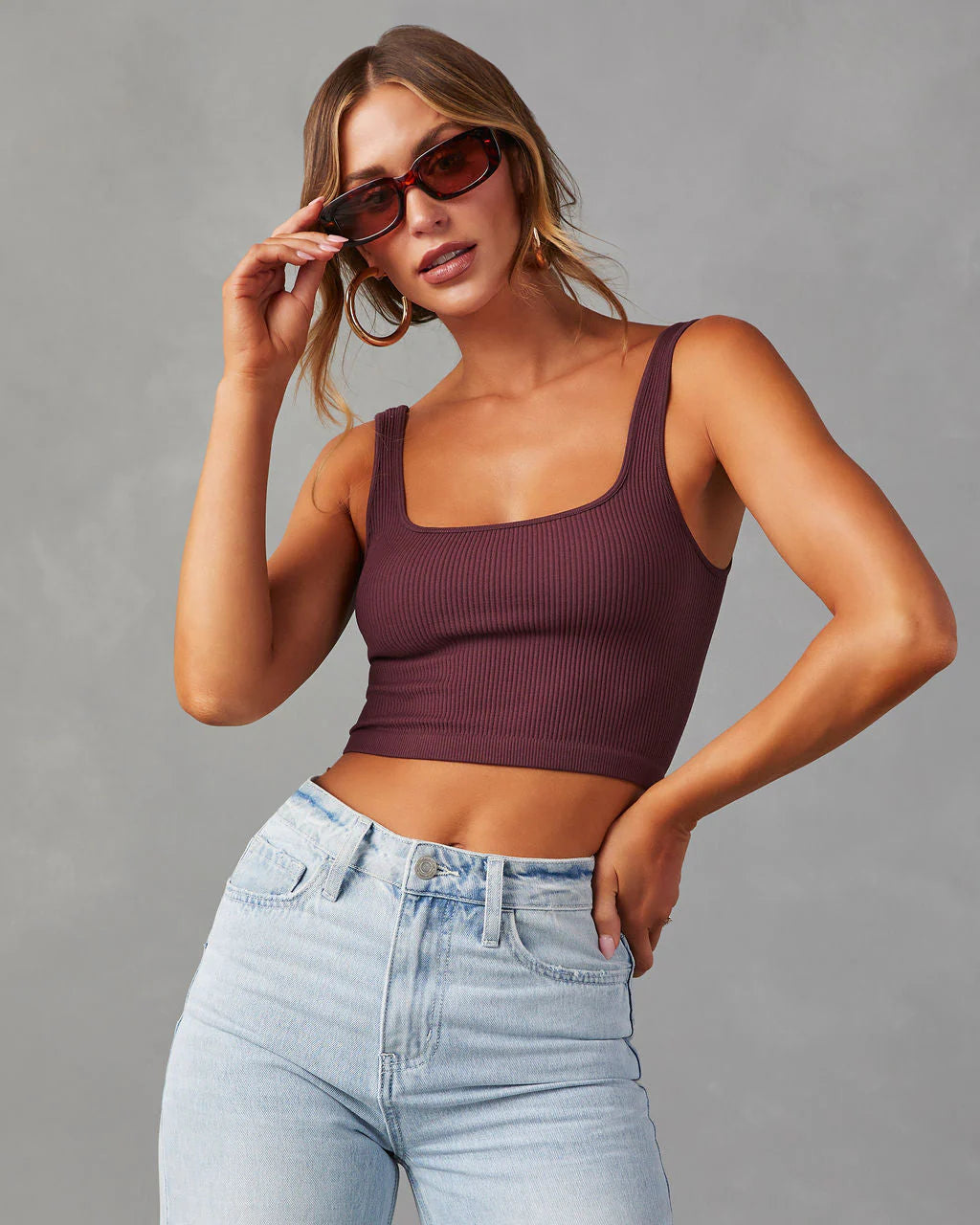 Deva Ribbed Tank Brami
