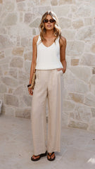 Neelia Top White