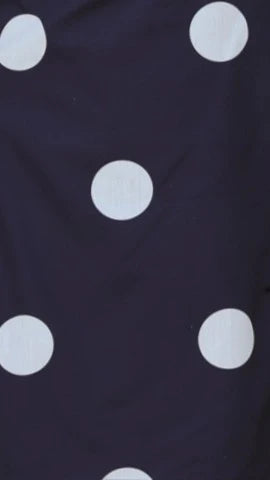 Ebbe Mini Dress Navy White Polka