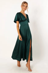 Casper Maxi Dress Hunter Green