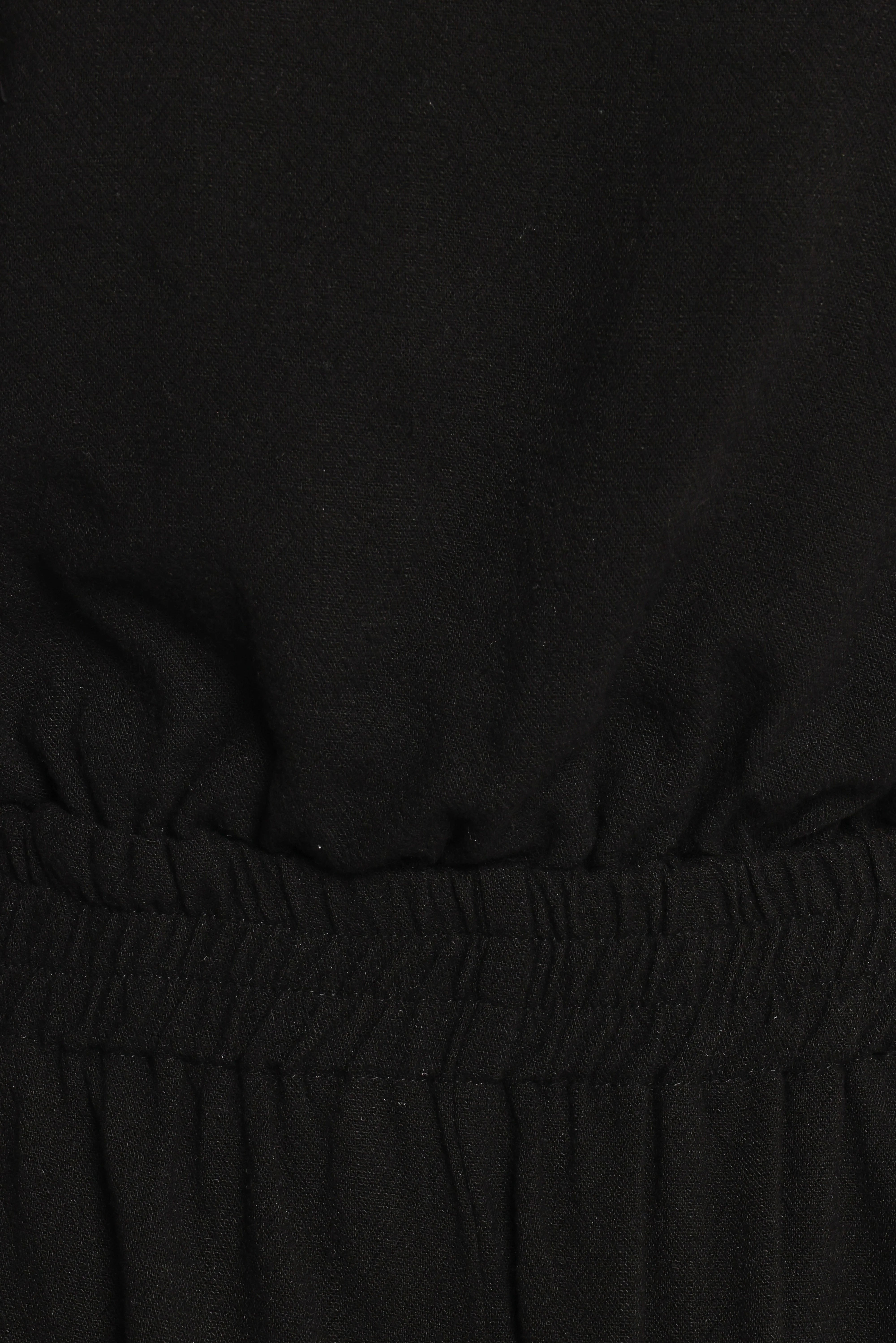 Sally Romper Black