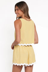 Katy Short Set Yellow