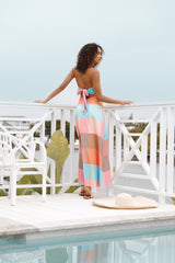 Sundae Halterneck Maxi Dress Multicoloured