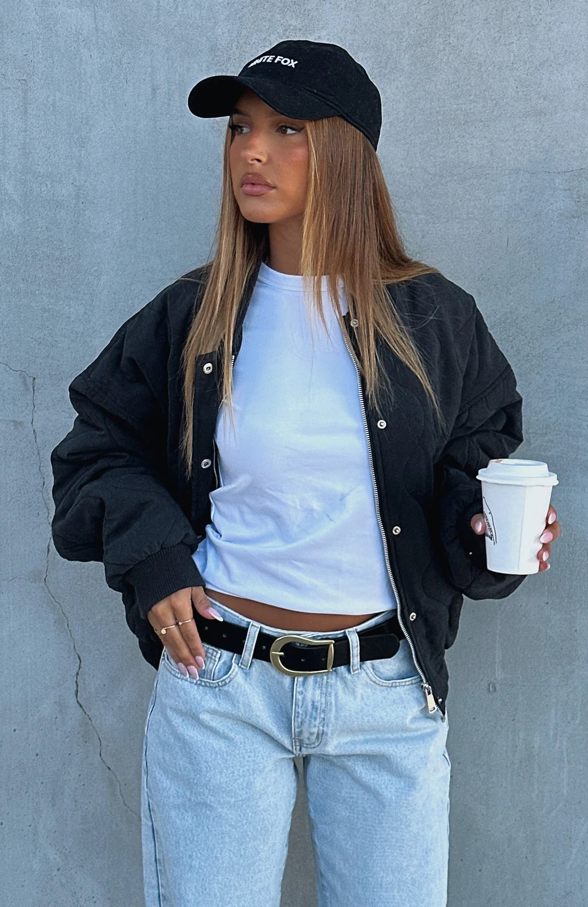 Soft Love Bomber Jacket Black