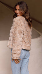Tully Crop Jacket Camel