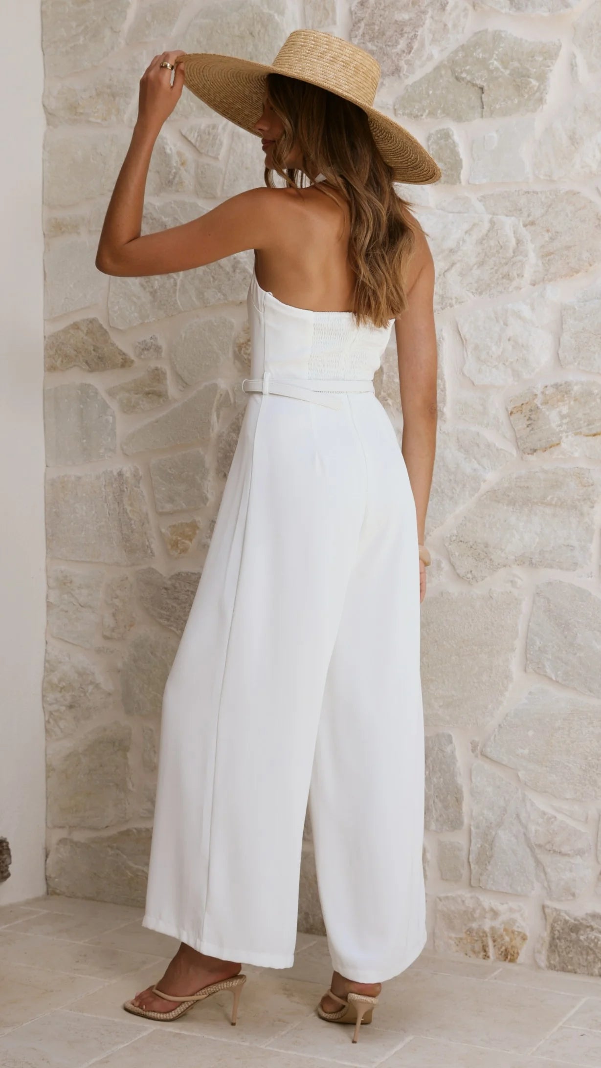 Cleo Jumpsuit White