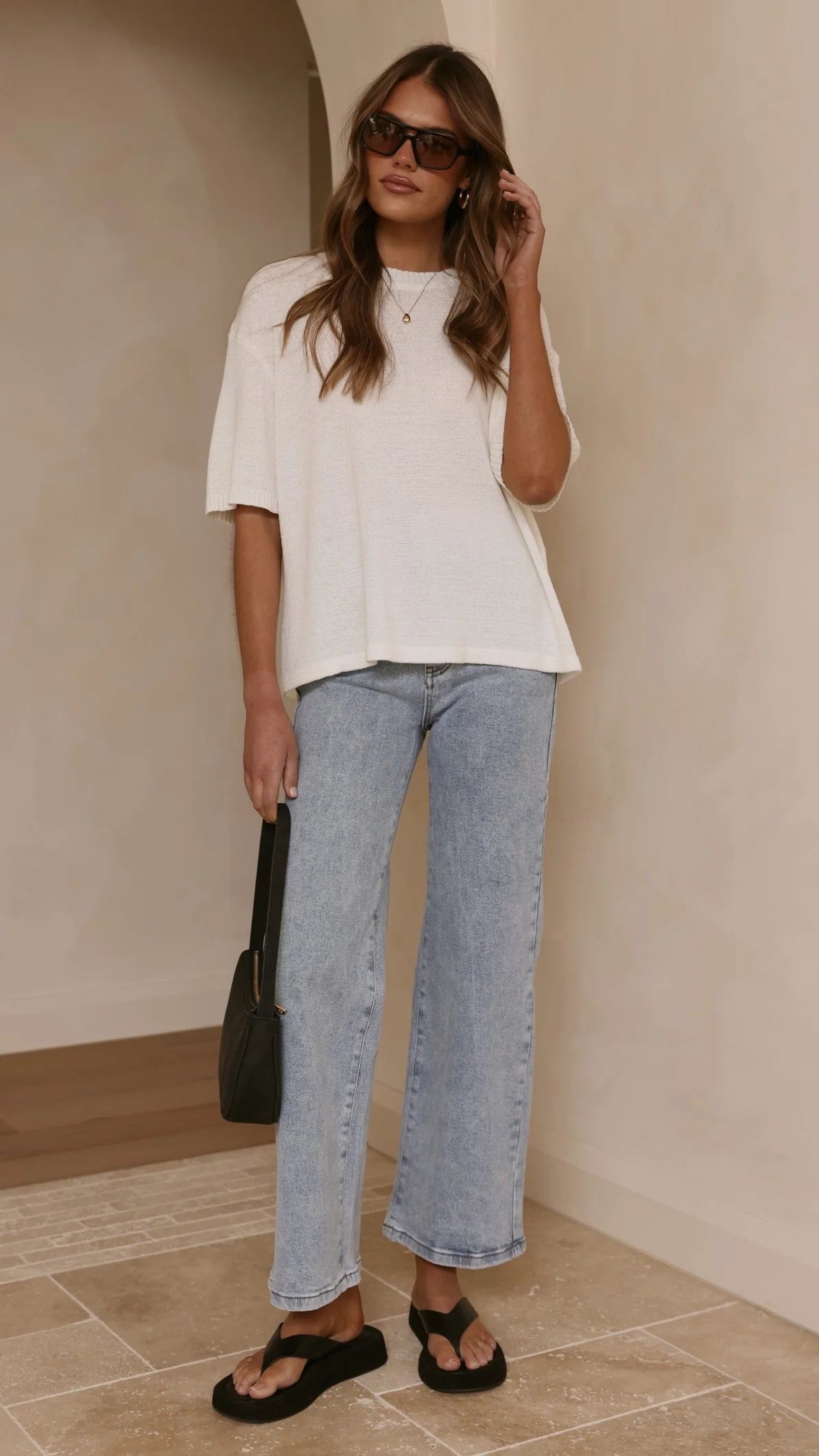 Vinnie Straight Leg Jeans Light Blue