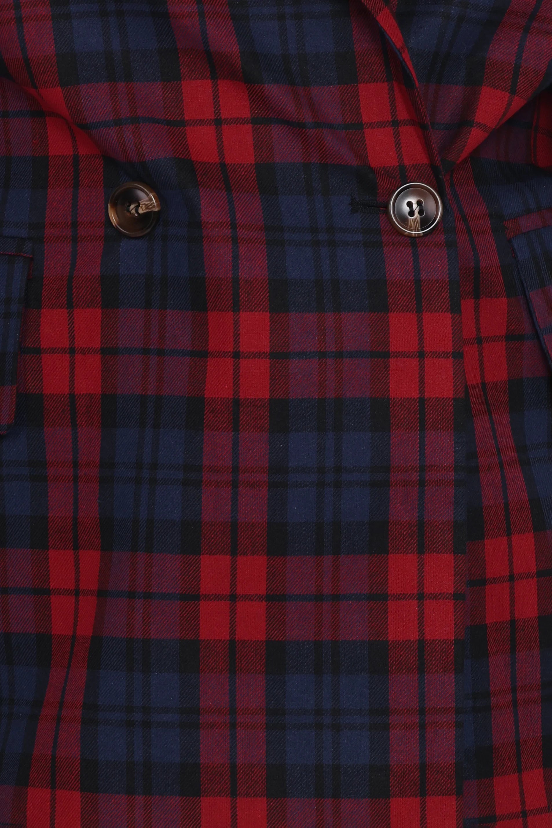 Juliette Blazer Red Plaid
