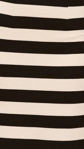 Tarron One Shoulder Maxi Dress Black White