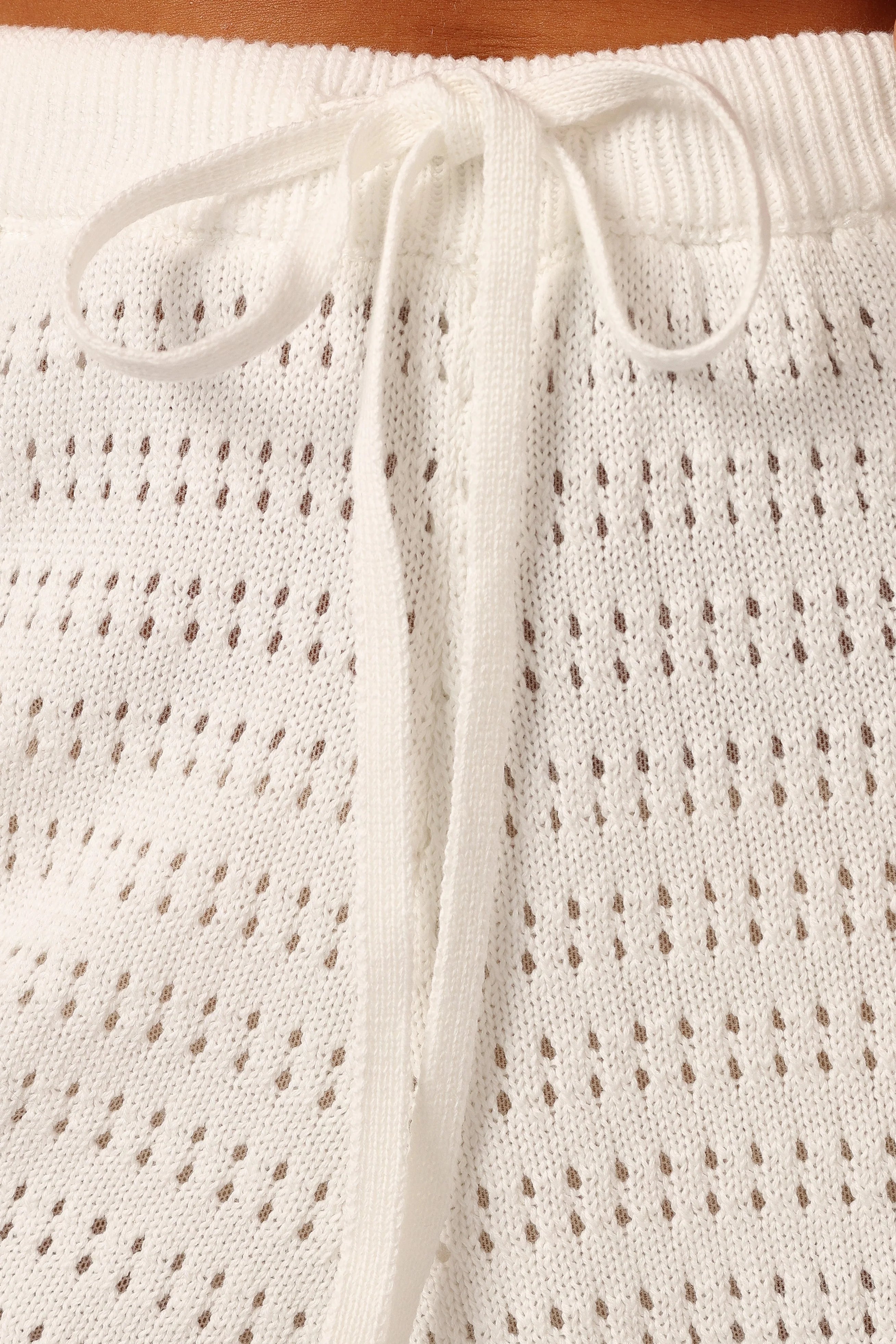 Ryleigh Knit Short White