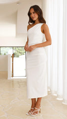 Alaina Midi Dress White