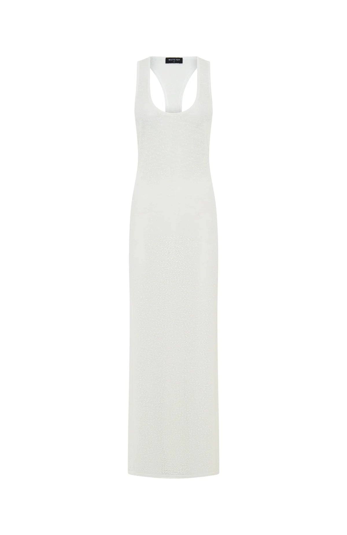 Tropic Waters Knit Maxi Dress White