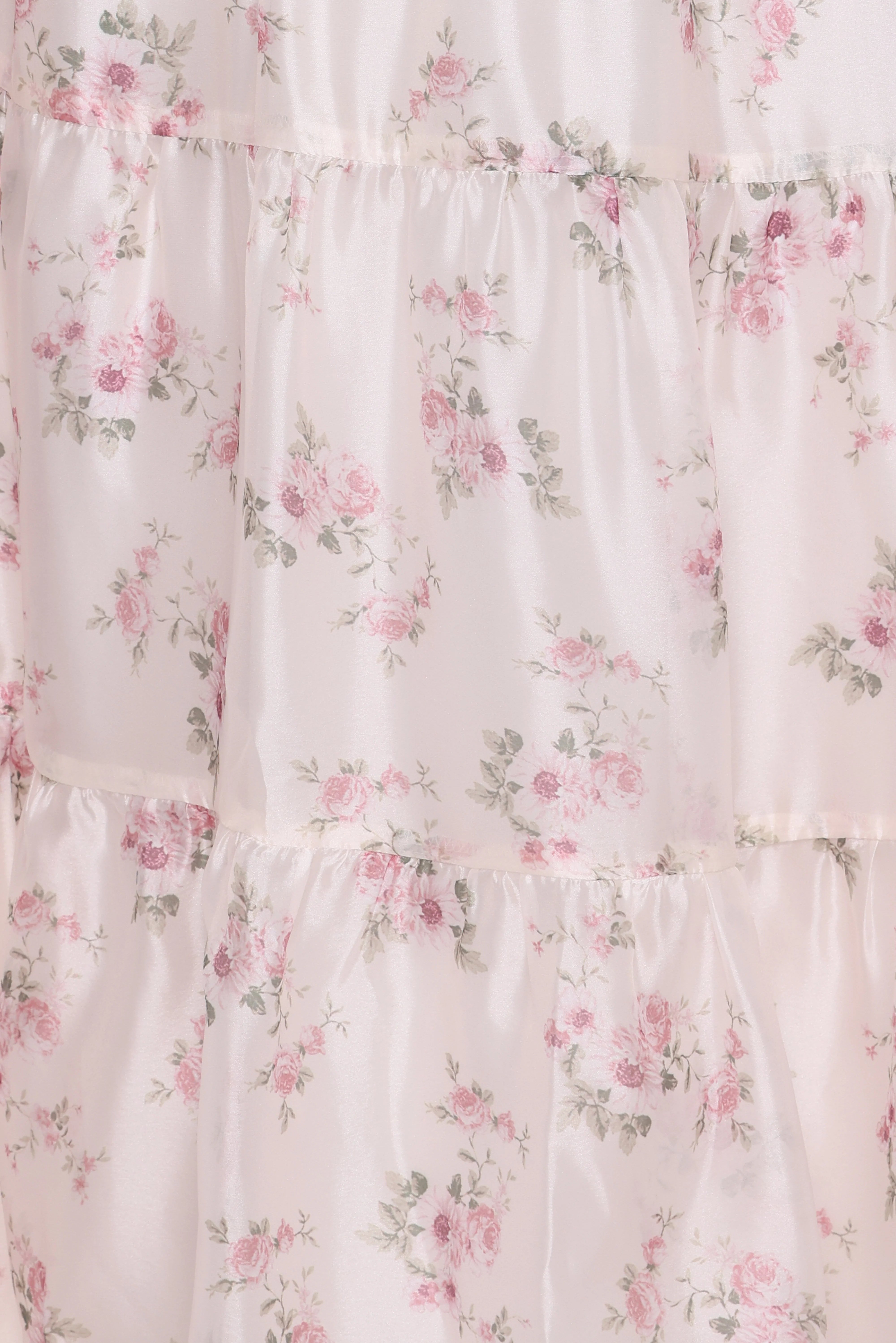 Jocelyn Maxi Dress Ivory Pink Floral