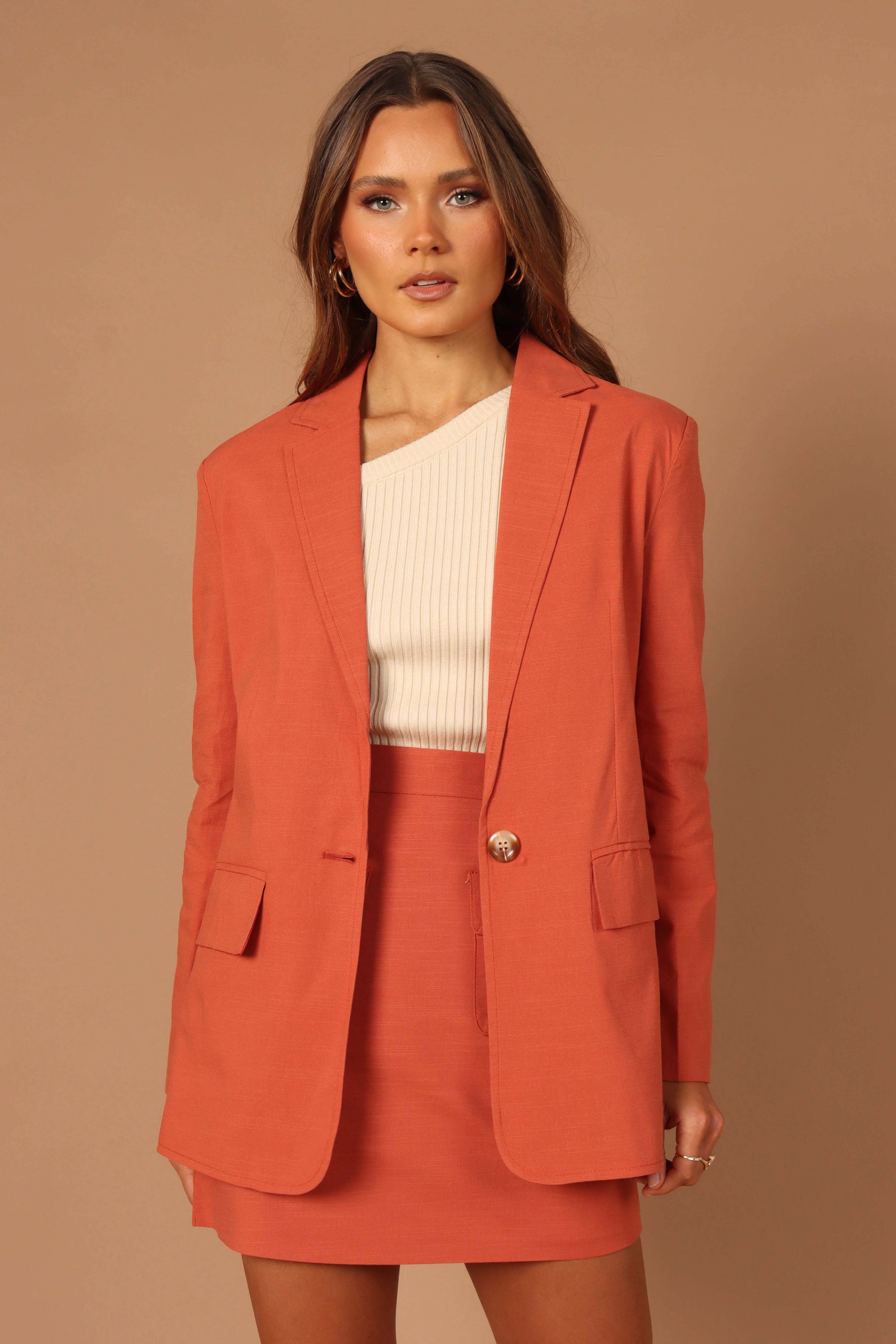Manhattan Blazer Rust