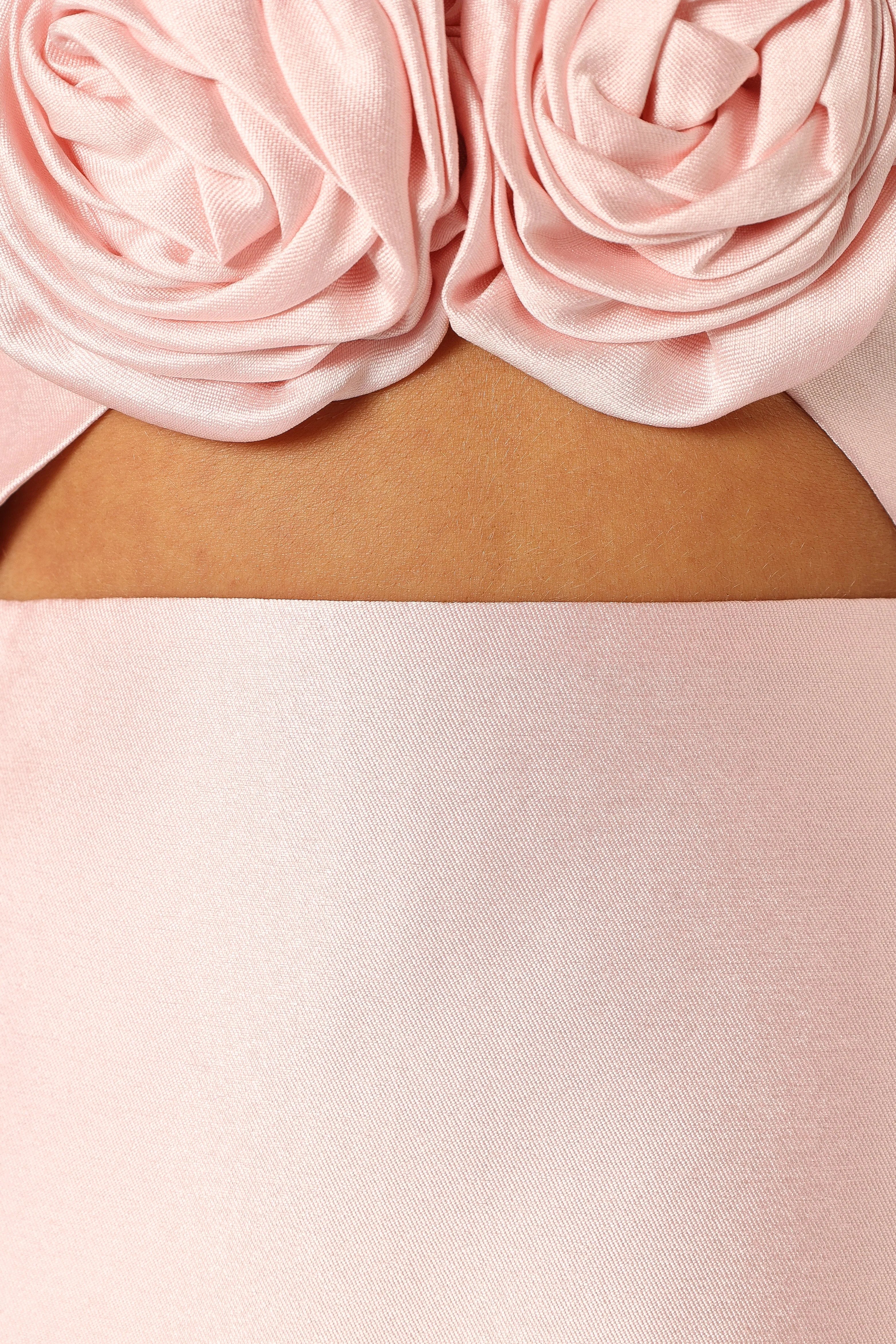 Te Amo Strapless Mini Dress Baby PInk