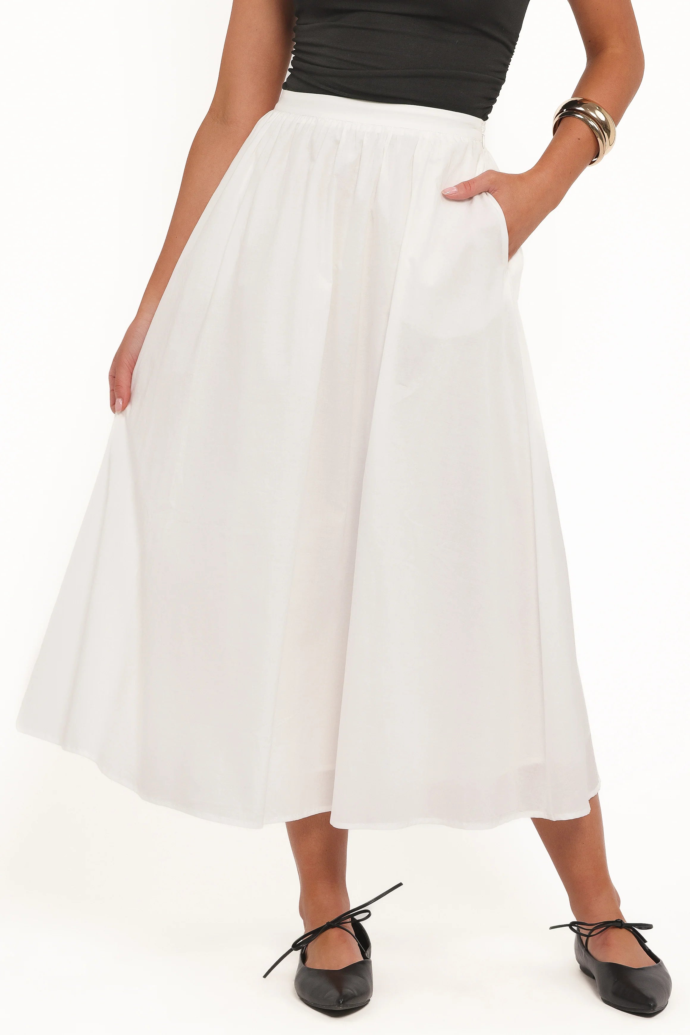 Oakley Midi Skirt White