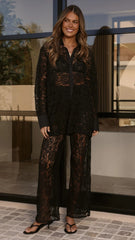 Jemima Pants Black Lace