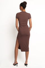 Lioren Midi Dress Brown