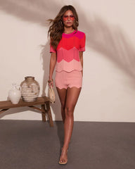 Island Nomad Open Knit Shorts