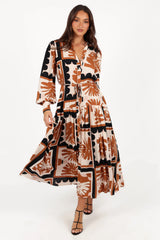 Jules Long Sleeve Dress Multi