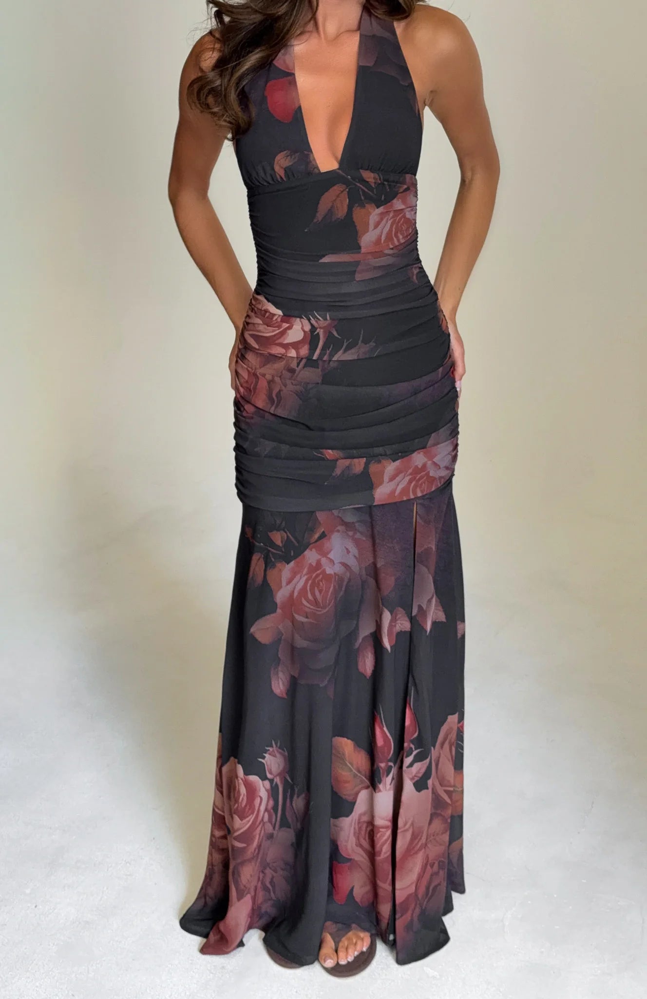 Cherish The Thought Maxi Dress Midnight Silk