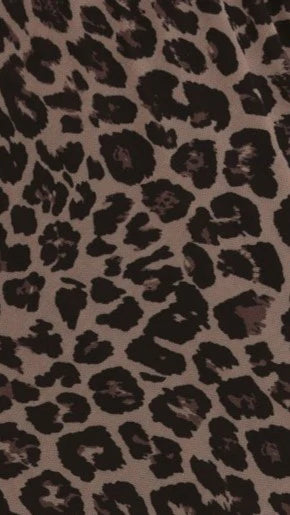 Onella Semi Sheer Maxi Skirt Leopard Print