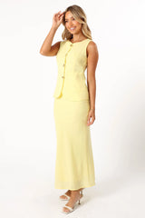 Peter Two Piece Set Butter Yellow