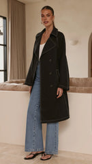Cora Trench Coat Black