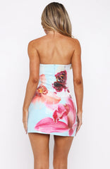 Make Up My Mind Sequin Mini Dress Blue Daze