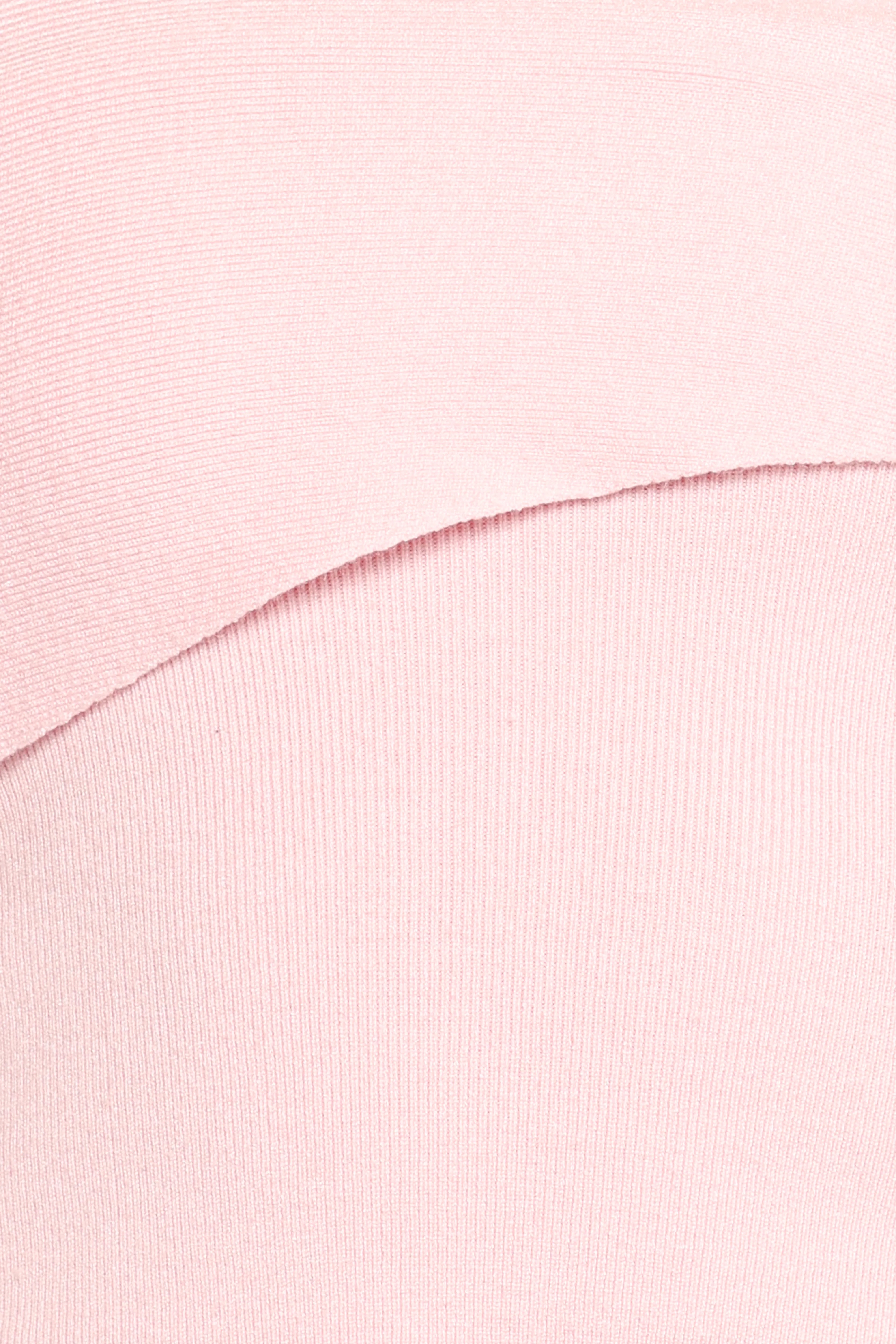 Charama Off Shoulder Knit Top Pink