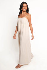 Abegail Flowy Jumpsuit Cream