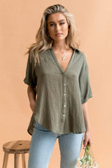 Dion Top Olive