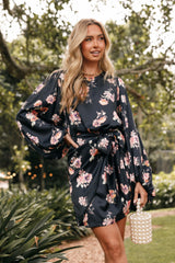 Emillia Dress Dark Floral