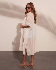 Melisse Ruffle Trim Tunic Top