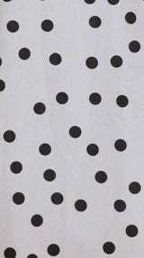 Dimmi Maxi Dress White Black Polka