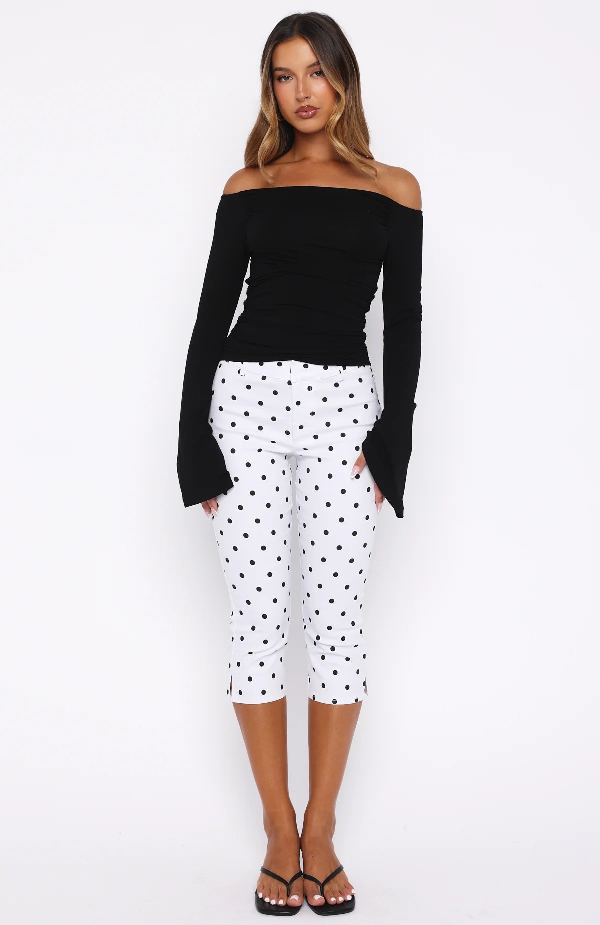 Perfect Night Long Sleeve Top Black