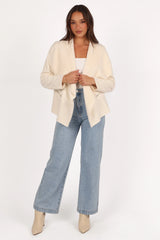 Lopez Faux Sherling Jacket Cream