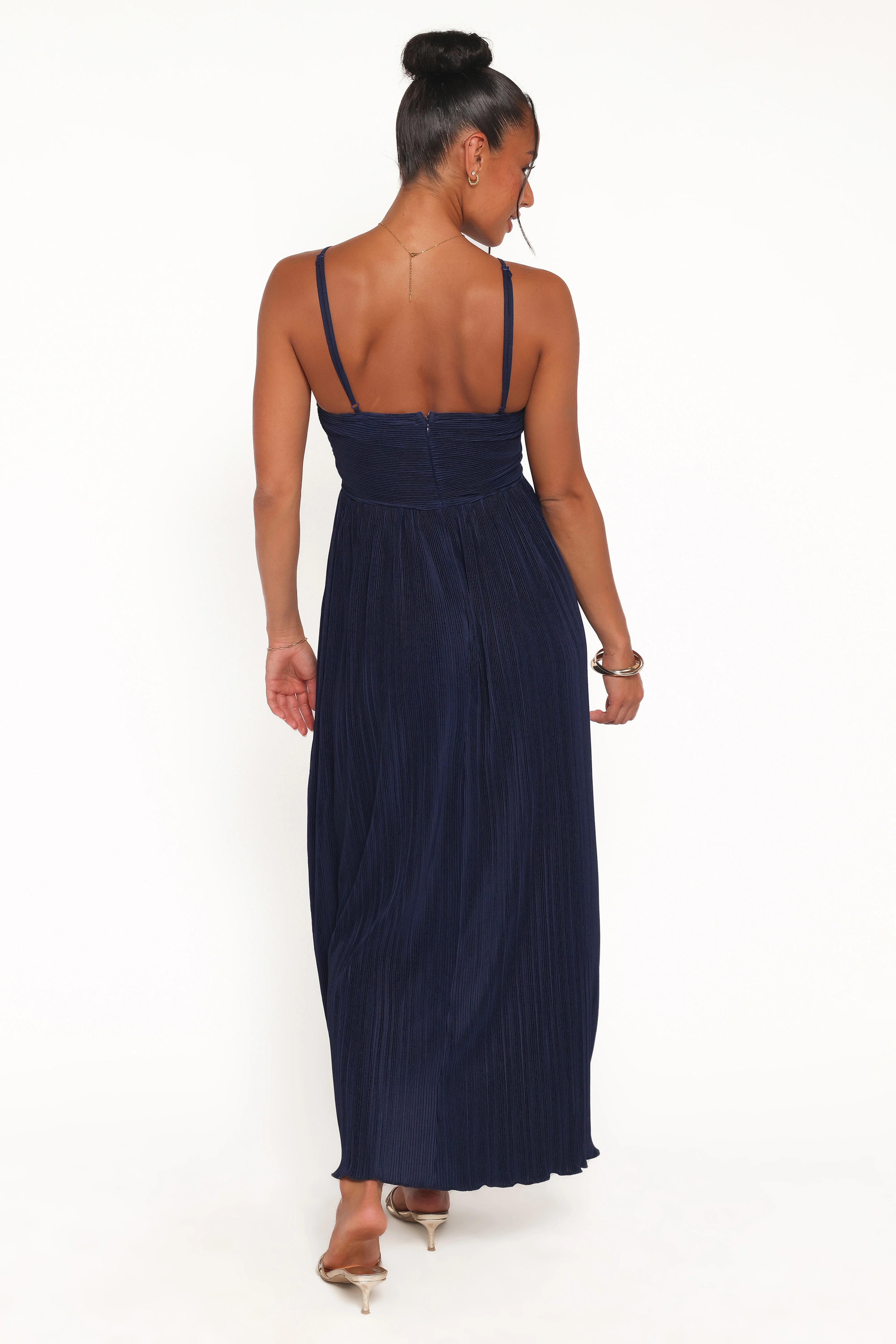 Polly Halterneck Maxi Dress Navy