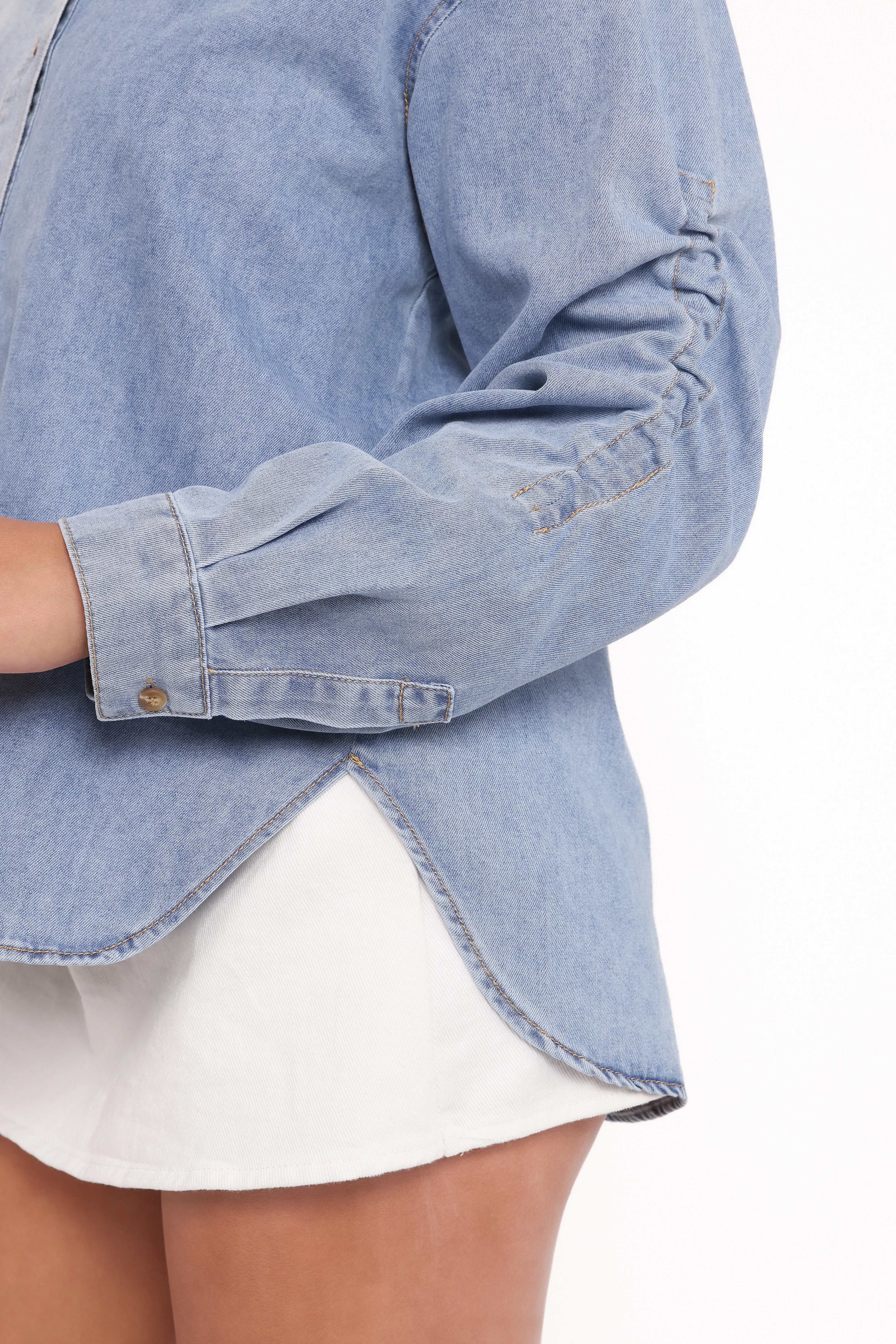 Antonella Denim Shirt Denim Blue
