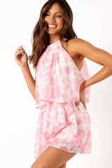 Isabelle Romper Pink Floral