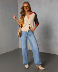 Celinda Knit Colorblock Cardigan